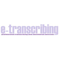 E-transcribing logo - Similar company to Transcript Heroes Transcription Services