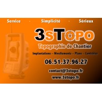 3sTopo - Topographie de chantier logo - Similar company to Administration Du Cadastre Et De La Topographie