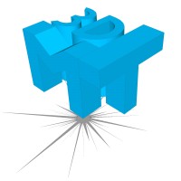 MT 3D logo - Similar company to Baraoke