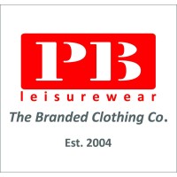 PB Leisurewear logo - Similar company to Tidy Print
