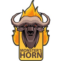 Monster's Horn logo - Similar company to Baldhead World Of Vintage