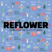 Reflower, het abonnement op kunstbloemen logo - Similar company to Tiny Library
