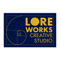 Lore Works Creative Studio logo - Similar company to Unaff (United Nations Association Film Festival)