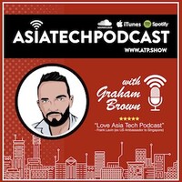 Asia Tech Podcast with Graham Brown logo - Similar company to Podcast Guesting Pro By Pikkal & Co | Thought Leadership, Pr & Public Speaking