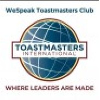 WeSpeak Toastmasters Club logo - Similar company to District One Toastmasters