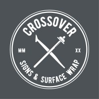 Crossover Signs & Surface wrap logo - Similar company to Pullinger Signs