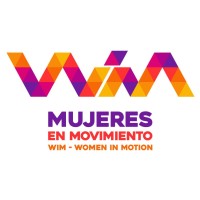 Mujeres en Movimiento - Women in Motion (WiM) logo - Similar company to Allcodesarebeautiful. Design & Kommunikation