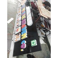 Classic signage board manufacturer logo - Similar company to Gfe Signage