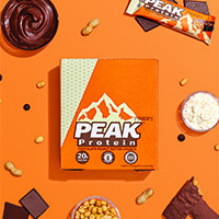 Peak Protein logo - Similar company to Garuka Bars