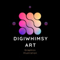 Digi Whimsy Art logo - Similar company to Charlotte B Corp Collective