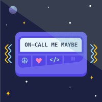 On Call Me Maybe Podcast logo - Similar company to Give Me Five 🤘