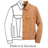 Pattern to Garment logo - Similar company to Occurs Naturally