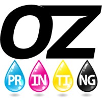 OZ printing logo - Similar company to Mega-Pub
