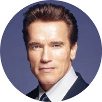 Arnold Schwarzenegger logo - Similar company to Mr Bean