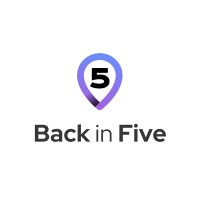 Back in 5 logo - Similar company to Shiparoo