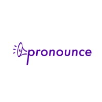 Pronounce logo - Similar company to Scholastic Model United Nations