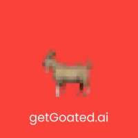 Goated AI logo - Similar company to Monocle