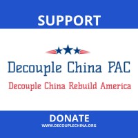 Decouple China Rebuild America logo - Similar company to 100Th Monkey