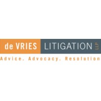 de VRIES LITIGATION LLP logo - Similar company to Donovan Kochman Llp