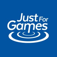 JUST FOR GAMES logo - Similar company to Maximum Entertainment