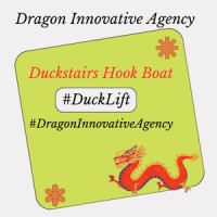 Dragon Innovative Agency logo - Similar company to Duckstairs Events Agency “/Dea”.