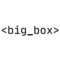 BIG BOX logo - Similar company to Bigbox