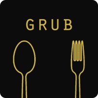 Grub - find best food logo - Similar company to Tealeaf