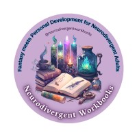 Fantasy Meets Personal Development for Neurodivergent Adults | Neurodivergent Workbooks 🦄 logo - Similar company to Humblemaker Coffee Co.