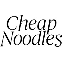 Cheap Noodles logo - Similar company to Barkalot Ab